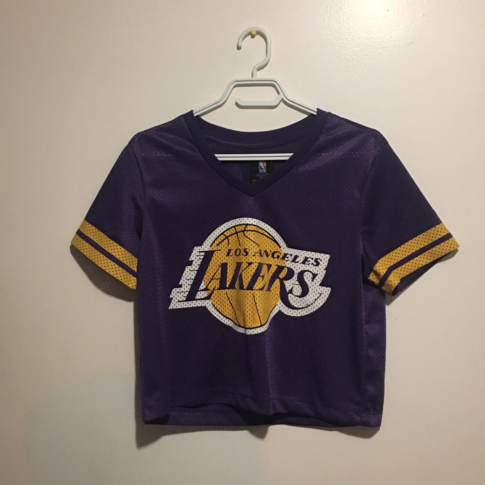 LA lakers cropped jersey